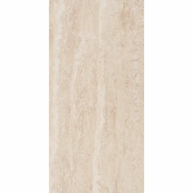 Travertino Beige Stone Effect Matt Porcelain Wall & Floor Tile