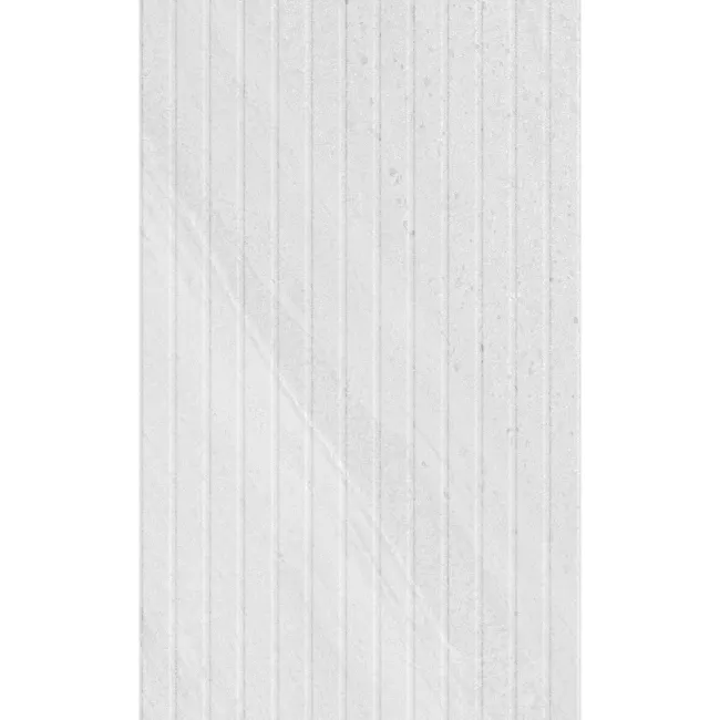 Urbano White Decor Stone Effect Matt Ceramic Wall Tile