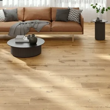 Roca Indiana Light Oak Wood Effect Matt Porcelain Floor Tile