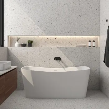 Roca Pigment Terrazzo Effect Semi Polished Porcelain Tile