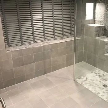 Skyros Blanco Wall and Floor Tiles Bathroom Roomset