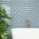 Metro Retro Bevelled Pale Blue Gloss Wall Tile
