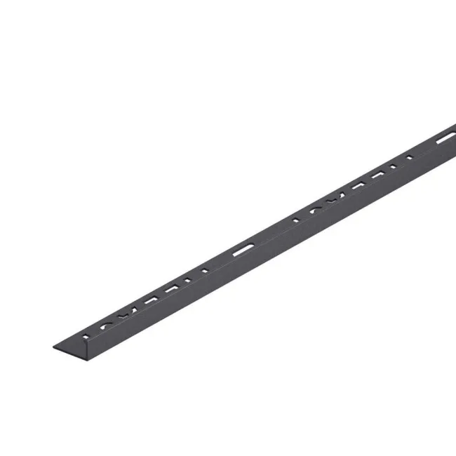 22.5mm Aluminium Anthracite Outdoor Square Edge Profile Trim
