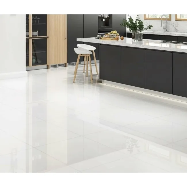Blanco Rectified Gloss Porcelain Floor Tile