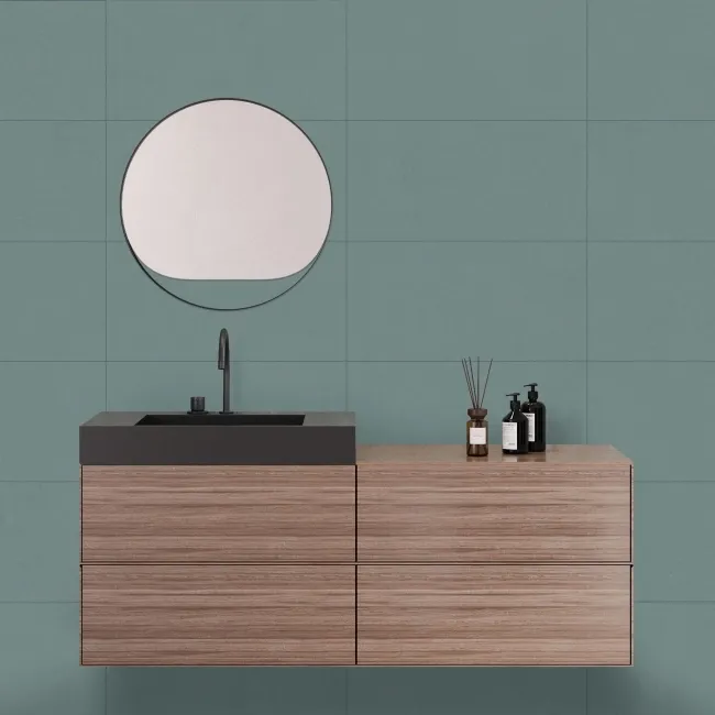 Paradise Teal Matt Ceramic Wall Tile