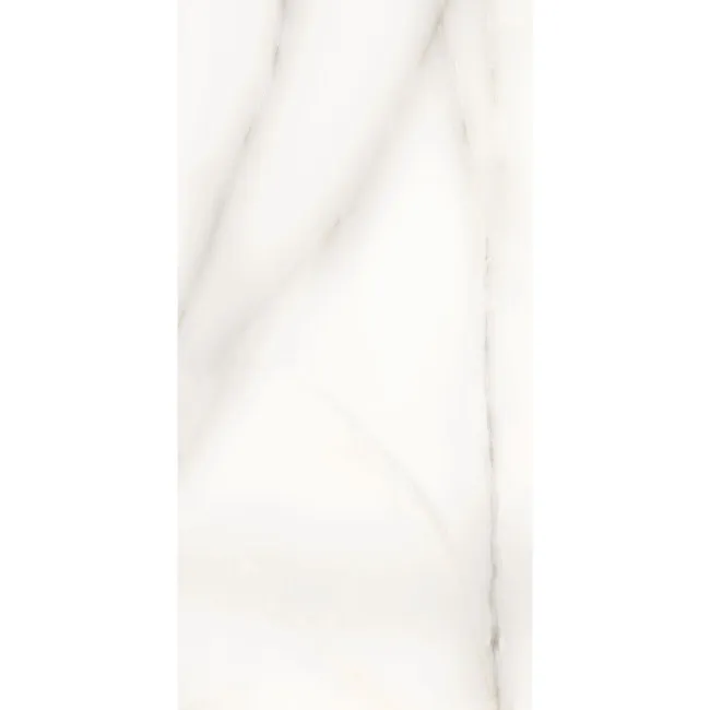 Classic White Onyx Marble Effect Polished Porcelain Tile