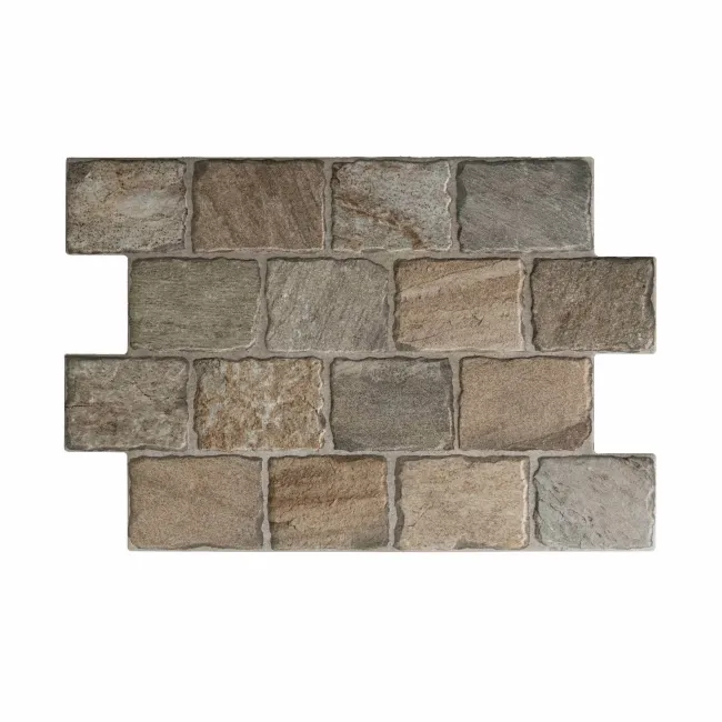 Filita Beige Cobblestone Effect Matt Porcelain Wall Tile