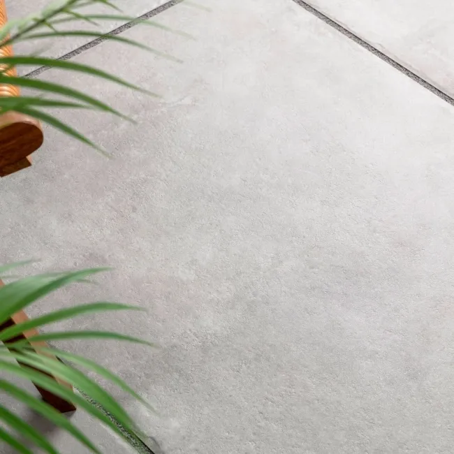 Kingsbury Grey Rustic Edge Stone Effect Porcelain Outdoor Slab