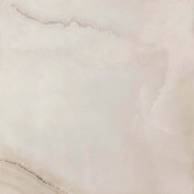 Merope Onyx Marble Effect Beige Polished Floor Tile