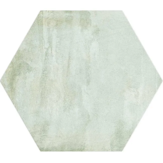 Oasis Aquamarine Hexagon Matt Porcelain Wall and Floor Tile