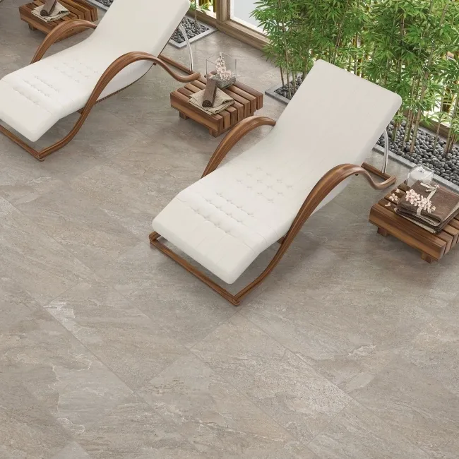 Quartz Stone Effect Taupe Anti Slip Porcelain Tile
