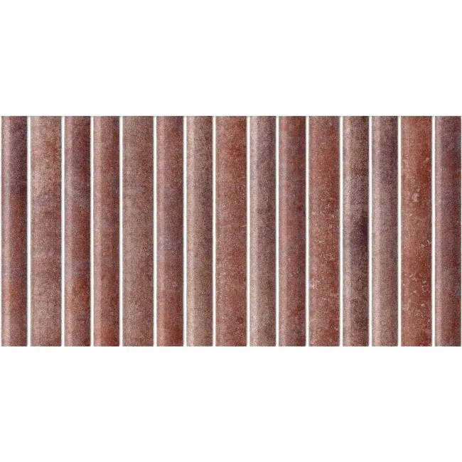 Rubik Garnet Red Kit Kat Effect Gloss Ceramic Wall Tile