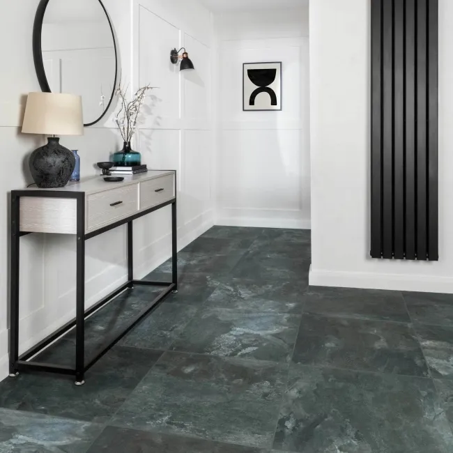 Slate Way Blue Matt Porcelain Floor Tile
