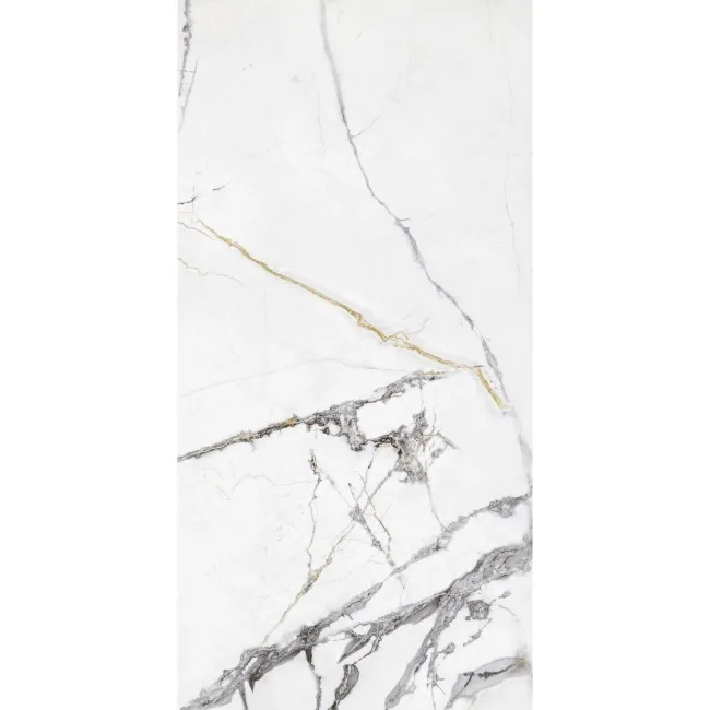 The Room White Invisible Marble Polished Porcelain Wall and Floor Tiles