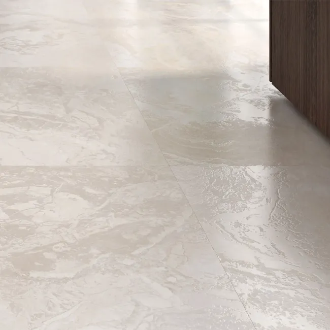 Volcanic Ivory Marble Effect Matt Porcelain Tile