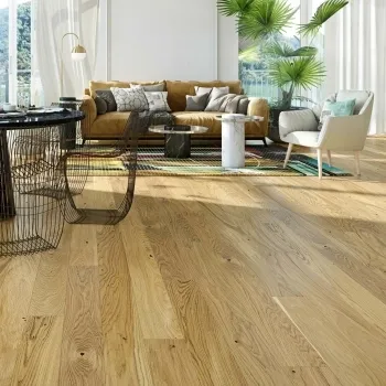 Mediano Honey Oak Engineered Flooring 14mm x 155mm Lacquered