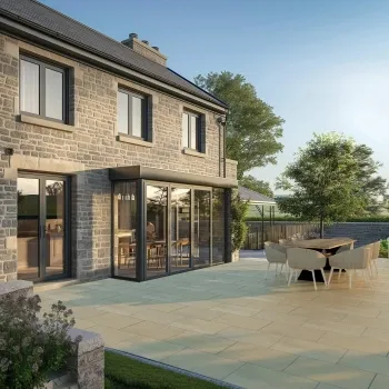  Cedar Multicolour Sandstone Effect Matt Large Porcelain Outdoor Slab Tile