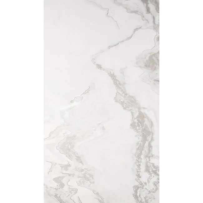 Fenndi Silver Marble Effect Polished Porcelain Tile