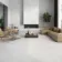 Halley White Slate Effect Matt Large Porcelain Floor Tile