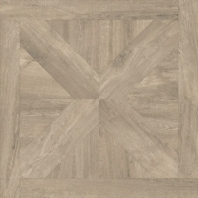 Aspen Taupe Woven Wood Effect Matt Porcelain Floor Tile