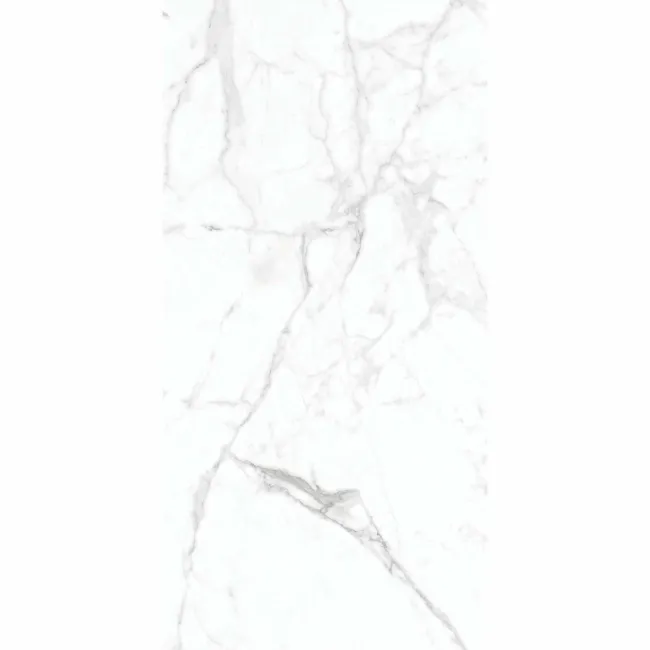 Carrera White Marble Effect Rectified Matt Porcelain Wall and Floor Tile