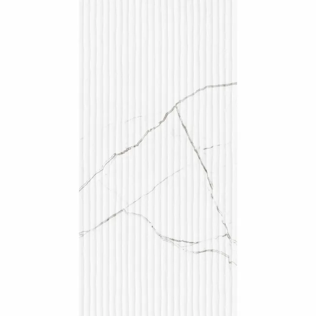 Roca Lincoln Decor White Marble Effect Matt Porcelain Wall Tile