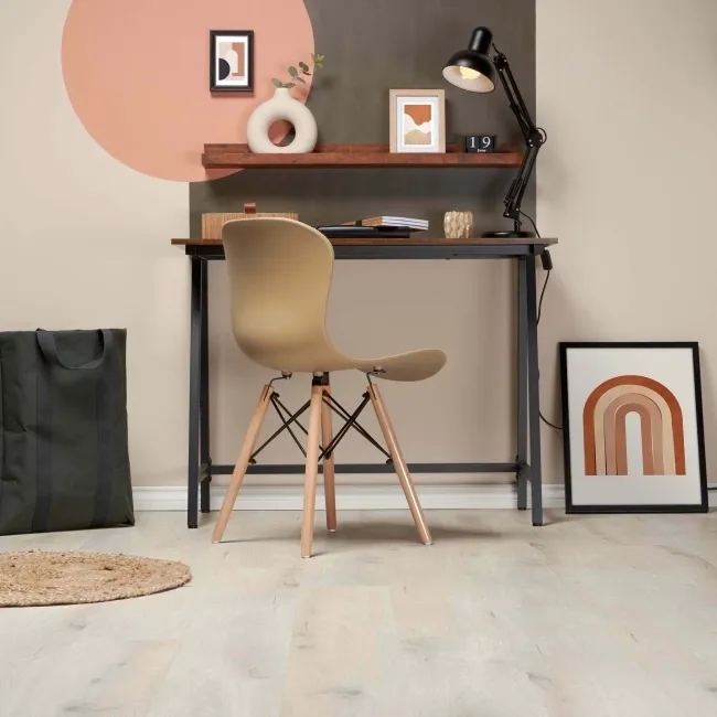 Londres Everest White Luxury Click Vinyl Flooring 4mm