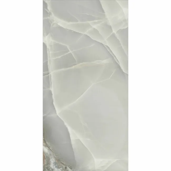 Onyx Marble Effect Grey Polished Porcelain Wall and Floor Tile