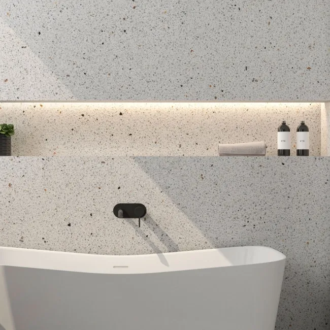 Roca Pigment Terrazzo Effect Semi Polished Porcelain Tile