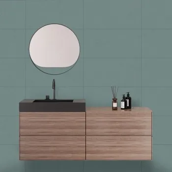 Paradise Teal Matt Ceramic Wall Tile