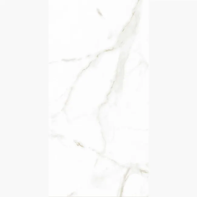 Carrera Gold Marble Effect Rectified Polished Porcelain Wall & Floor Tile