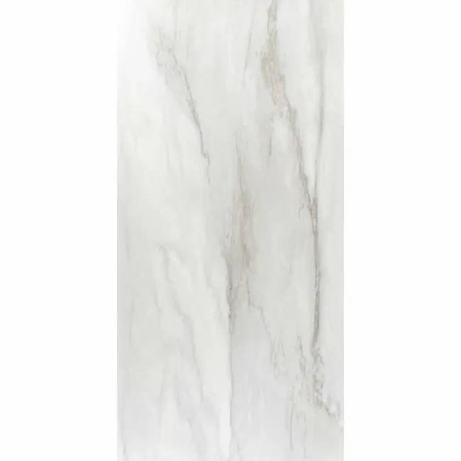 Delicatto White Marble Effect Polished Porcelain Wall and Floor Tile