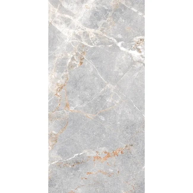 Harmony Light Grey Marble Effect Matt Porcelain Tile