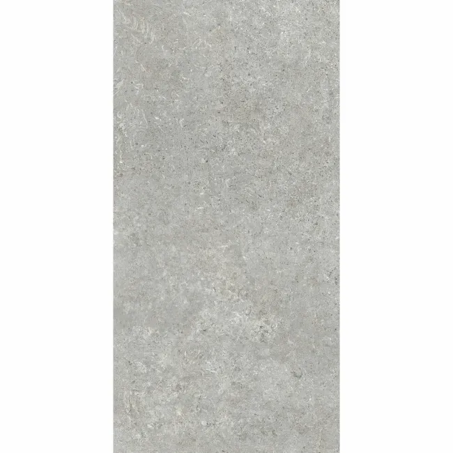 Roca Limestone Effect Grey Matt Porcelain Wall & Floor Tile