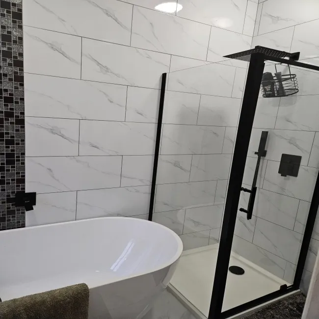 Alaskan Calacatta White Marble Effect Gloss Ceramic Wall Tile