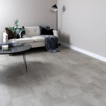 Antalya Grey Stone Tile Luxury Click Vinyl Flooring 5.5mm