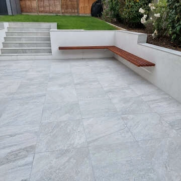 Icarus Grey Porcelain Outdoor Slab