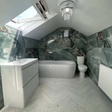 Onyx Marble Effect Turquoise Green Polished Porcelain Wall and Floor Tile