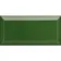 Metro Bevelled Victorian Green Gloss Ceramic Wall Tile