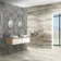 Amazonas Grey Marble Effect Semi Polished Porcelain Tile