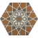Andalucia Hexagon Patterned Porcelain Wall And Floor Tiles