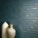 Cool Ocean Blue Brick Effect Matt Ceramic Wall Tile
