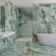 Onyx Marble Effect Turquoise Green Polished Porcelain Wall and Floor Tile