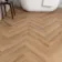 Paris Natural Oak Herringbone Luxury Click Vinyl Flooring 5mm