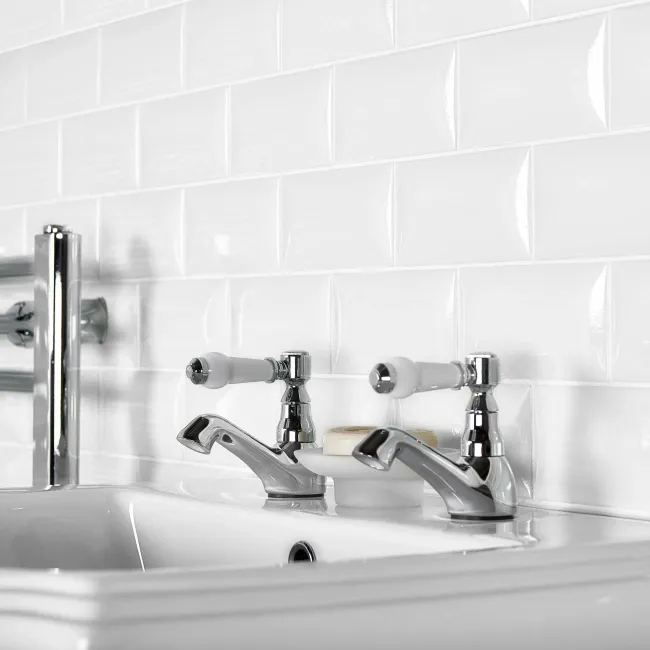 Bella Craquele White Wall Tile