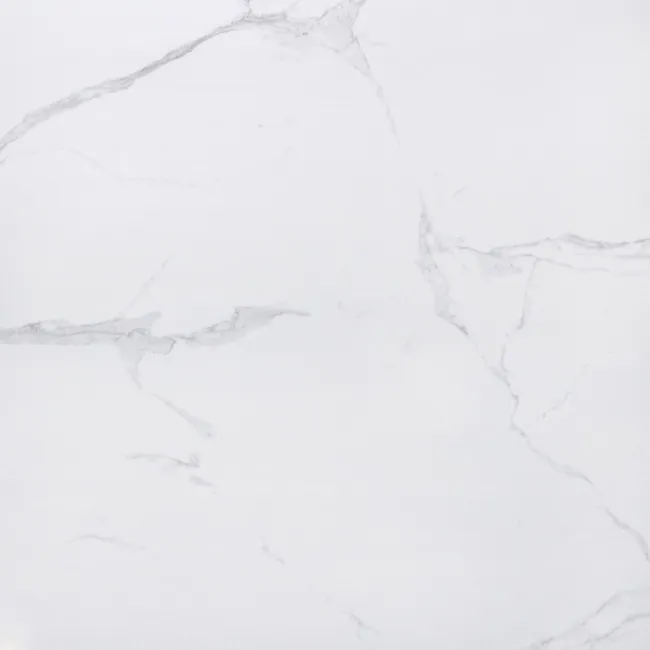Carrara White Polished Marble Porcelain Floor Tile