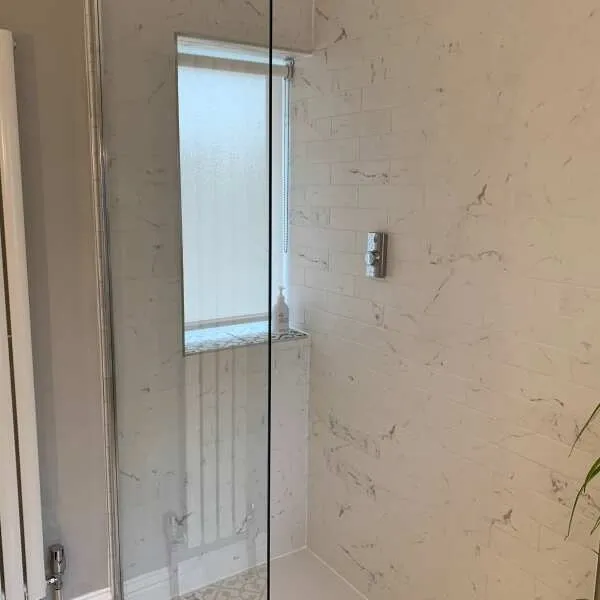 Carrara White Marble Effect Matt Brick Wall Tiles