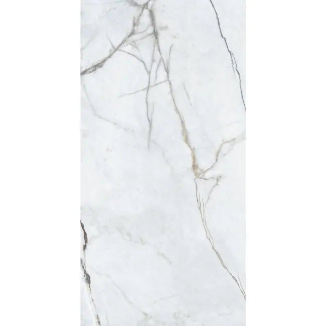 Ethos Golden Grey Marble Effect Matt Porcelain Tile