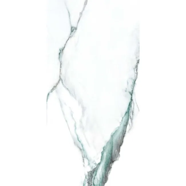 Fantasy Calacatta Green Polished Marble Effect Porcelain Wall and Floor Tile