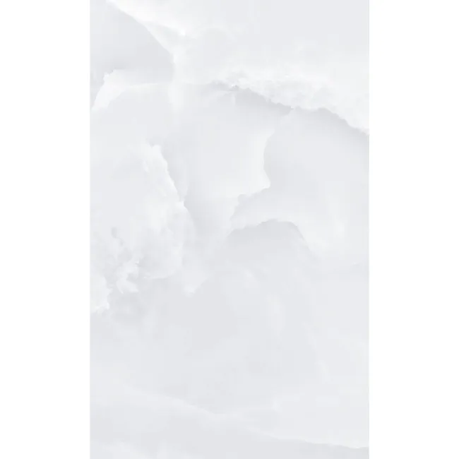 Garner White Onyx Marble Effect Gloss Ceramic Wall Tile